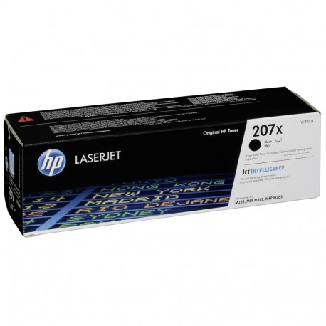 HP 207X laservärikasett must