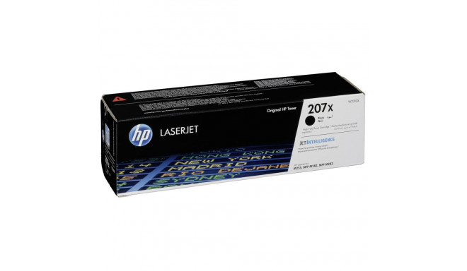 HP 207X laservärikasett must