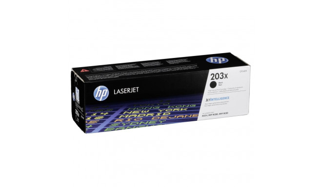 HP 203X laservärikasett must