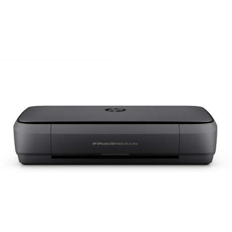 HP Officejet 250 Mobile -monitoimitulostin akulla