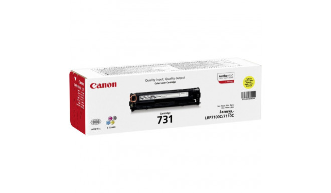 Canon 731 -laservärikasetti, keltainen