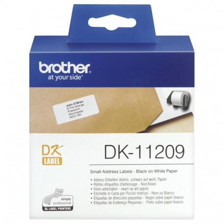 Brother DK-11209 -pieni osoitetarra, 29 x 62 mm