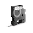 Dymo D1 -teippi 6 mm x 7 m, musta valkoisella pohjalla