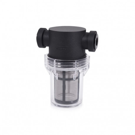 ES Big Inline Partikelfilter 2x G1/4" IG/IG (schwarz/transparent, für den Kühlmittel-Kreislauf)