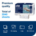 Sheet towel 2-layer TORK Xpress Compressed Soft Multifold H2, 21,2x32cm 170sheets (100888)