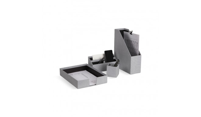 Laua orgniseerimise komplekt Hugo Bigso Box, Canvas Paper Laminate Ash C62