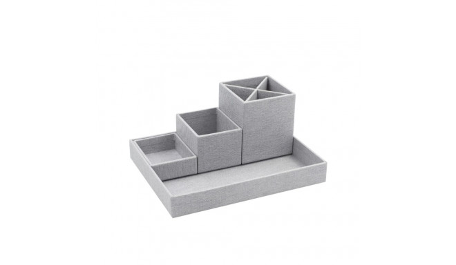 Kirjatarvete alus Lena Bigso Box, Canvas Paper Laminate Ash C62