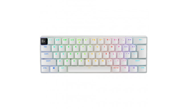 LOGITECH G PRO X 60 LIGHTSPEED Wireless Gaming Keyboard (Tactile) - WHITE - US INT'L - 2.4GHZ/BT - E