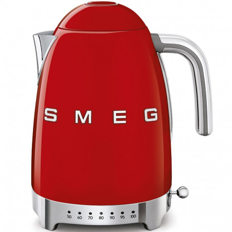 Electric Kettle - Smeg KLF04RDEU 1.7L 7 Temp Settings 360° Base Red