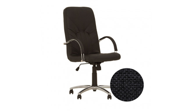 Juhitool Nowy Styl Manager Tilt Chrome ECO30, must kunstnahk