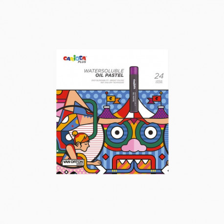Õlipastellid CARIOCA Plus 24 värvi