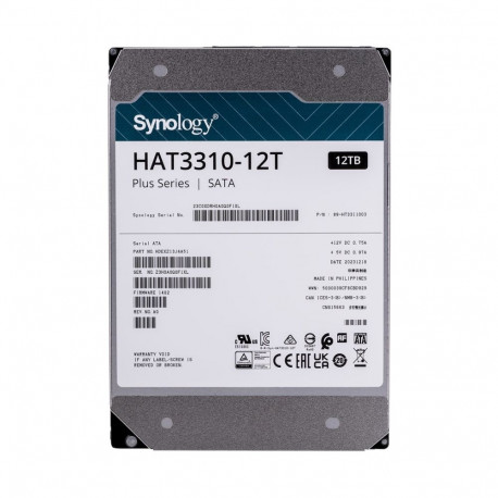 Synology HAT3310-12T sisemine kõvaketas 3.5" 12 TB Serial ATA