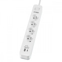Surge protection strip PROTECT 4PL 1A1C USB T/LZ12-PRO015/1000