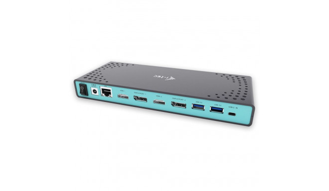 i-tec USB 3.0 / USB-C / Thunderbolt 2x 4K 1x 5K Dual Display Docking Station 2x DP 2x HDMI LAN Audio