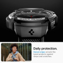 Spigen RUGGED ARMOR "PRO" GALAXY Watch 6 CLASSIC (43 MM) BLACK