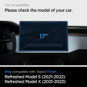 TEMPERED GLASS Spigen GLAS.TR "EZ FIT" TESLA MODEL X 2022 / MODEL S 2021 BLACK