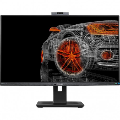 Philips LCD monitor with USB-C Dock 326P1H/00 31.5 ", QHD, 2560 x 1440 pixels, IPS, 16:9, Black, 4 m