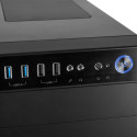 Modecom arvutikorpus Oberon Pro Midi Tower, must