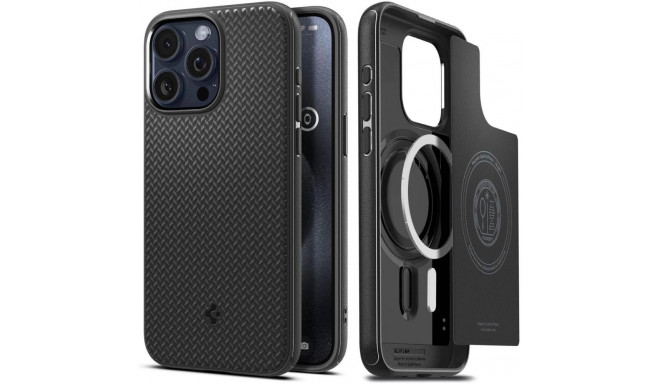 Spigen Mag Armor Case with MagSafe for iPhone 15 Pro Max - Matte Black