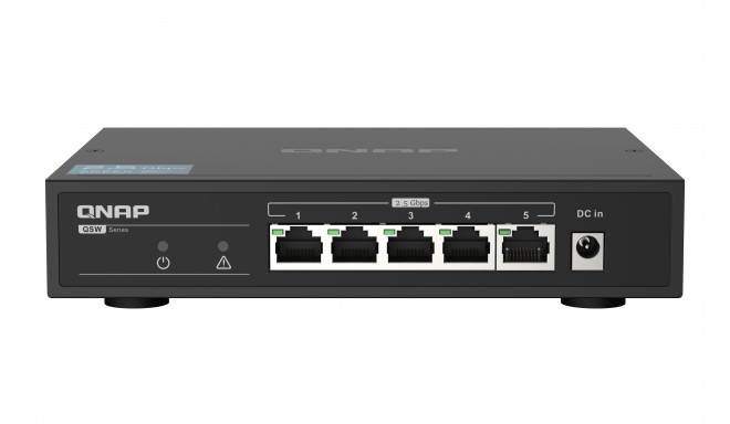 QNAP QSW-1105-5T - 2,5 GbE -5-porttinen kytkin