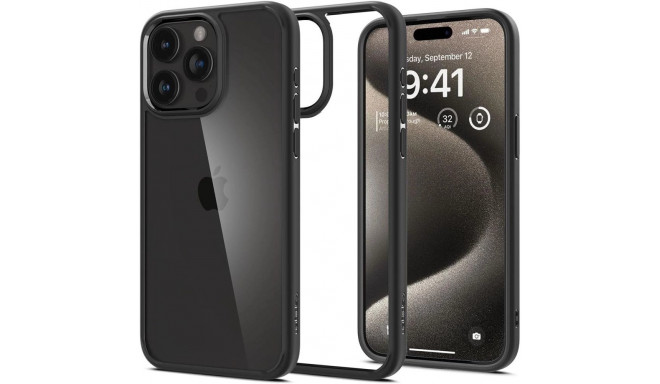 Spigen Ultra Hybrid iPhone 15 Pro Max Case - Matte Black