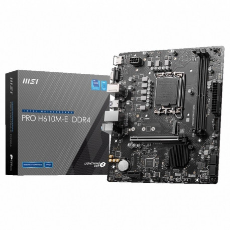Emaplaat PRO H610M-E s1700 DDR4 HDMI M.2 mATX