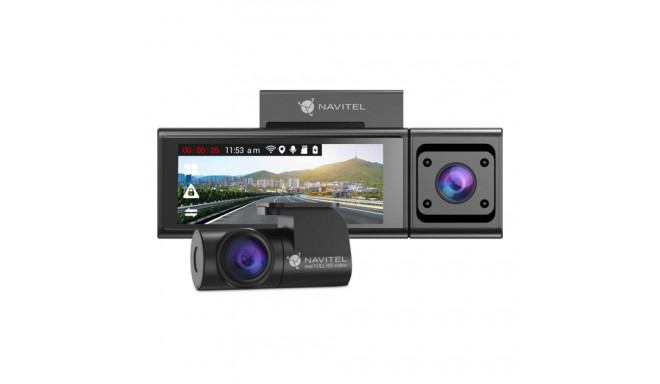 Navitel | Triple channel Full HD Dashcam | RC3 PRO | GPS (satellite) | 820 x 320 | Maps included