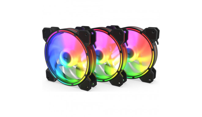 Krux Lunar 120 ARGB 3-ventilaatori komplekt (KRX0068)