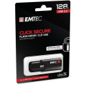 Emtec B120 Click Secure USB flash drive 128 GB USB Type-A 3.2 Gen 2 (3.1 Gen 2) Black