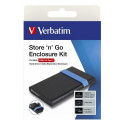 Verbatim Store&#039;N&#039;Go Enclosure Kit HDD/SSD enclosure Black, Blue 2.5&quot;