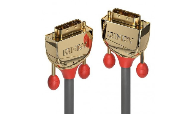 Lindy 15m DVI-D Single Link Cable, Gold Line