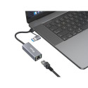 Equip USB-C to 2.5 Gigabit Ethernet Network (USB-C+A) Adapter