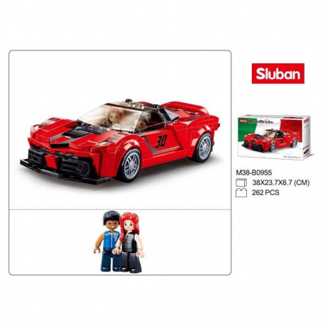 MODELBRICKS-RACING CAR 262PCS