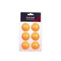 TABLE TENNIS BAL W337PP-2 6PCS OUTLINER