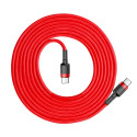 Baseus cable Cafule PD 2.0 USB-C - USB-C 2,0m 3A red 60W