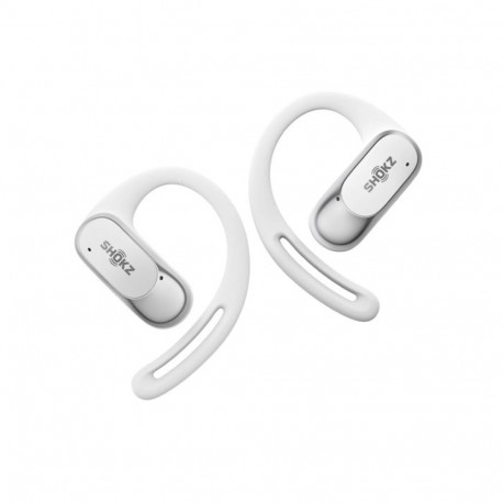 SHOKZ OpenFit Air, valge juhtmevaba kõrvaklappide komplekt kõnede/muusika/spordi/igapäevaseks kasuta