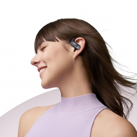 SHOKZ OpenFit Air juhtmevabad kõrvaaasaga kõrvaklapid must Bluetooth kõned/muusika/sport/igapäevane