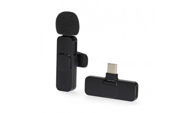 Wireless Rechargeable USB-C Lavalier Microphone