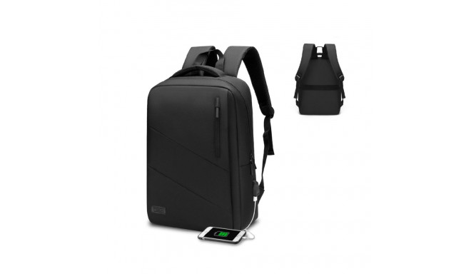 Subblim City Laptop Backpack 15.6" (Black)