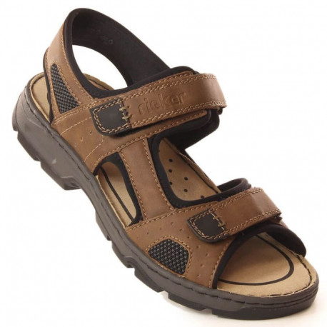 Rieker M 26156-25 RKR447B Velcro Sandals (44)