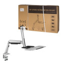 Sit-stand workstation monitor desk,13-32 39; 8kg