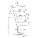 Desk tablet stand with lock Maclean MC-908W