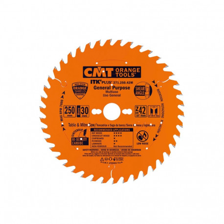 Saeketas ITK PLUS, universaal D=305x2.6x1.8x30 Z=48 ATB NEG