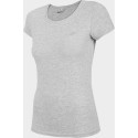 4f Women's T-shirt H4Z22-TSD350 Cool light gray melange r.S