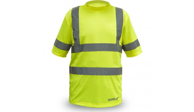 Dedra men's reflective t-shirt, yellow, size M (BH81T1-M)