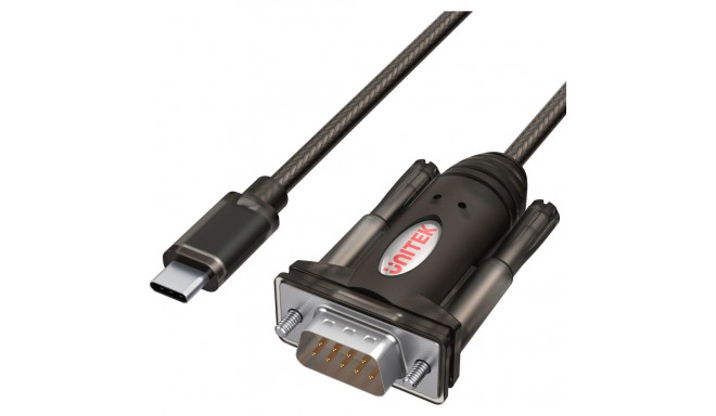 Unitek USB-C - RS-232 USB-kaabel 1,5 m must (Y-1105K)