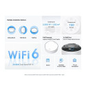 AX3000 Whole Home WiFi 6 System with PoE | Deco X50-PoE (1-pack) | 802.11ax | Ethernet LAN (RJ-45) p