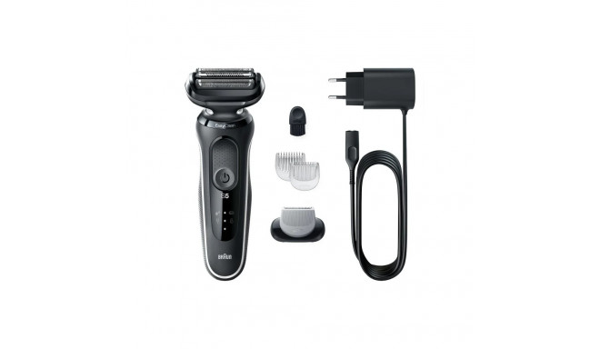 Braun | Shaver | 51-W1600s | Operating time (max) 50 min | Wet & Dry | Black/White