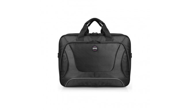 PORT DESIGNS Courchevel kuni 15,6" must õlakotiga sülearvutikott