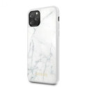 Guess kaitseümbris Apple iPhone 12/12 Pro PC/TPU Marble, valge